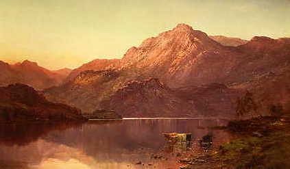 Photo of "STILL WATERS,THE WESTERN HIGHLANDS." by ALFRED DE BREANSKI