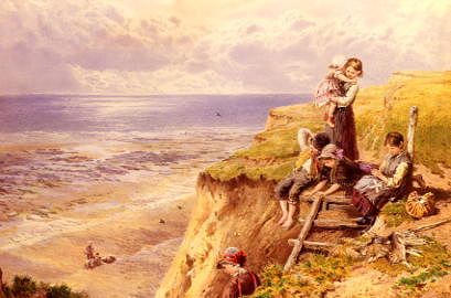 Photo of "CLIMBING DOWN TO THE BEACH" by MYLES BIRKET FOSTER