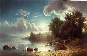 Photo of "MOONLIGHT ON THE LAKE" by ADOLF CHWALA