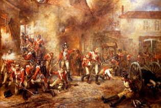 Photo of "A SCENE AT WATERLOO" by ROBERT ALEXANDER HILLINGFORD