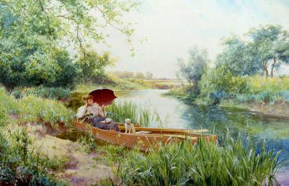 Photo of "A QUIET NOOK" by ALFRED AUGUSTUS GLENDENING