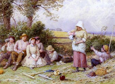 Photo of "WELCOME REFRESHMENT" by MYLES BIRKET FOSTER