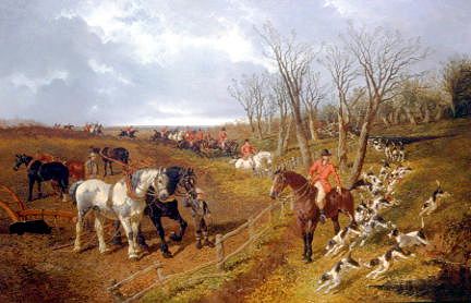 Photo of "A GOOD DAY WITH THE HUNT" by JOHN FREDERICK HERRING