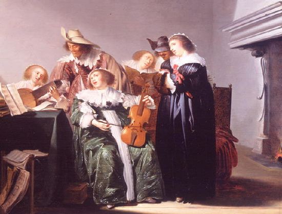 Photo of "A MUSICAL GATHERING" by PIETER-JACOBS CODDE