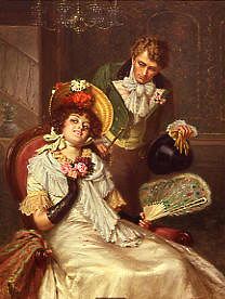 Photo of "THE BASHFUL SUITOR" by EDWIN ROBERTS