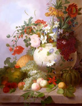 Photo of "A VASE OF SUMMER FLOWERS" by JOSEPH RHODES