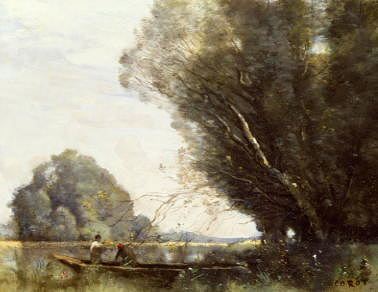 Photo of "PUNTING" by CAMILLE JEAN BAPTISTE COROT