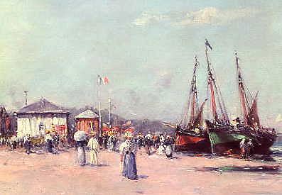 Photo of "THE BEACH AT DEAUVILLE, FRANCE" by CHARLES MALFROY