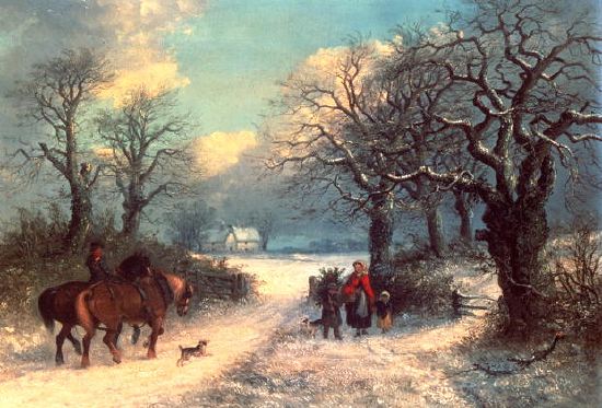 Photo of "A WINTER WALK TO COLLECT HOLLY" by THOMAS SMYTHE