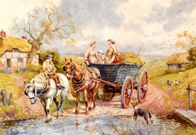 Photo of "FORDING THE STREAM" by MYLES BIRKET FOSTER