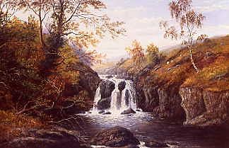 Photo of "A WATERFALL" by WILLIAM MELLOR