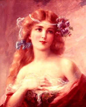 Photo of "A FAIR YOUNG MAID" by EMILE VERNON