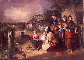 Photo of "THE FIRST BREAK IN THE FAMILY, 1857" by THOMAS FAED
