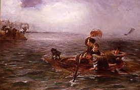 Photo of "ADRIFT." by SIR WILLIAM MCTAGGART