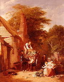 Photo of "LOADING THE MARKET CART" by WILLIAM FREDERICK WITHERINGTON