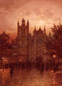 Photo of "ST. MARGARET'S CHURCH, WESTMINSTER, LONDON, UK" by JOHN ATKINSON GRIMSHAW