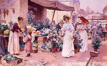 Photo of "MARKET DAY, 1898." by ALFRED AUGUSTUS JNR. GLENDENING