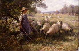 Photo of "THE SHEPHERDS DAUGHTER, 1917." by WILLIAM KAY BLACKLOCK