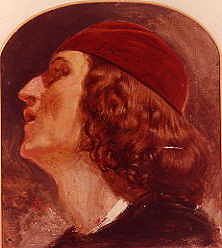 Photo of "HEAD STUDY FOR THE BLACK PRINCE" by FORD MADOX BROWN