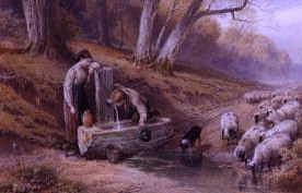 Photo of "AT THE WELL." by MYLES BIRKET FOSTER