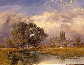 Photo of "CANTERBURY FROM THE MEADOWS" by ALFRED DAWSON