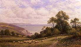 Photo of "A VIEW OVER THE COAST." by ALFRED AUGUSTUS SEN. GLENDENING