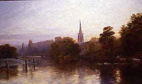 Photo of "GREAT MARLOW-ON-THAMES, 1886" by GEORGE VICAT COLE