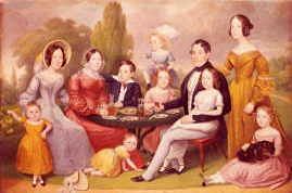 Photo of "PORTRAIT OF THE DAVIES FAMILY OF FRITH MANOR FARM,MILL HILL" by C. COVENTRY