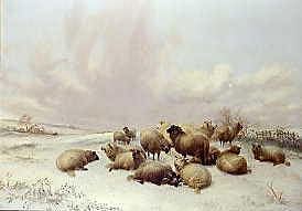 Photo of "WINTER, 1861" by THOMAS SIDNEY COOPER