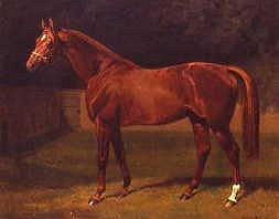 Photo of """BEND OR"" WINNER OF THE DERBY IN 1880, RIDDEN BY FRED ARCHER" by EMILE ADAM
