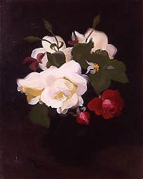 Photo of "RED AND WHITE ROSES" by JAMES STUART PARK