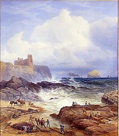 Photo of "TANTALLON CASTLE AND THE BASS ROCK, SCOTLAND" by EDWARD DUNCAN