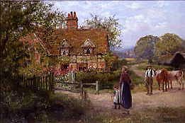 Photo of "A CHAT AT THE GATE" by HENRY JOHN YEEND KING