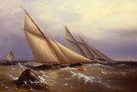 Photo of "ROUNDING THE BUOY" by RICHARD BRYDGES BEECHEY