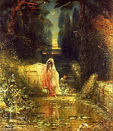 Photo of "THE FORGOTTEN POOL" by ALFRED JOSEPH WOOLMER