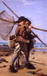 Photo of "THE SHRIMPERS, 1853" by SIR JOHN PETTIE