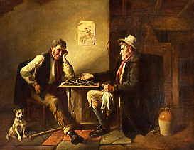 Photo of "A GAME OF DRAUGHTS" by CHARLES HUNT