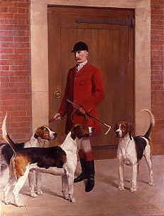 Photo of "GERALD HARDY, MASTER OF THE MEYNELL HUNT" by JOHN COLLIER (& H