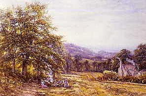 Photo of "HARVESTERS' REST, HELSBY HILL FROM FRODSHAM, CHESHIRE, UK" by EDMUND GEORGE WARREN