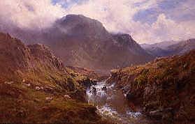Photo of "THE FALLS OF FOYERS, NR LOCH NESS, THE HIGHLANDS, SCOTLAND" by ALFRED DE BREANSKI