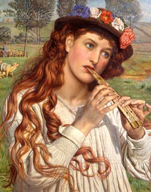 Photo of "AMARYLLIS, OR THE SHEPHERDESS, 1884." by WILLIAM HOLMAN (PRE-RAPH HUNT