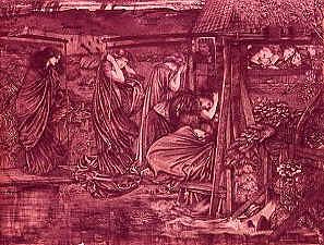Photo of "WISE AND FOOLISH VIRGINS" by SIR EDWARD COLEY BURNE-JONES