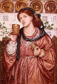 Photo of "THE LOVING CUP" by DANTE GABRIEL ROSSETTI