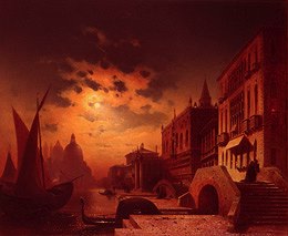 Photo of "MOONLIGHT ON THE DOGE'S PALACE, VENICE" by ROBERT ZUND