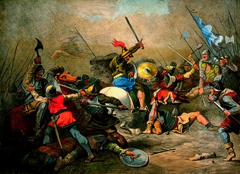 Photo of "THE BATTLE OF HASTINGS 1066: THE DEATH OF KING HAROLD" by ? FLETCHER