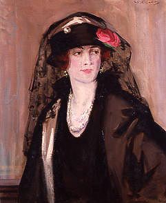 Photo of "LADY LAVERY IN BLACK" by FRANCIS CADELL