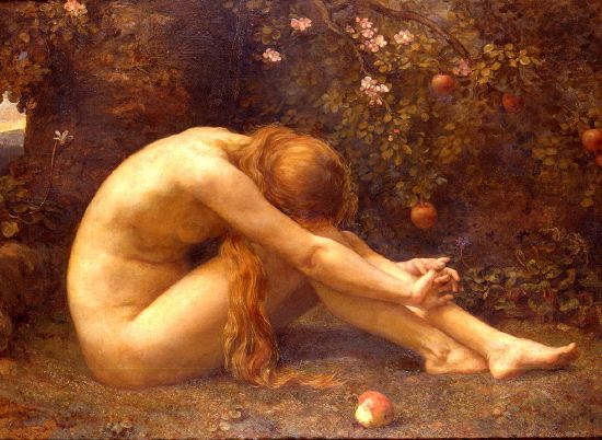 Photo of "EVE IN THE GARDEN OF EDEN (1885)" by ANNA LEA MERRITT