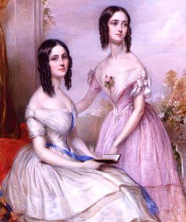 Photo of "PORTRAIT OF TWO SISTERS . 1846" by THOMAS JNR RICHMOND