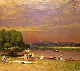 Photo of "THE RIVERSIDE PICNIC" by EDWARD RIDLEY