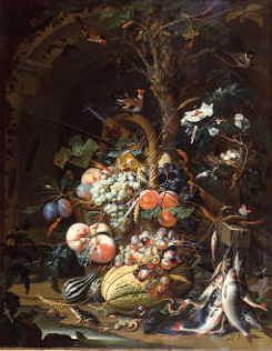 Photo of "BASKET OF FRUIT" by ABRAHAM MIGNON